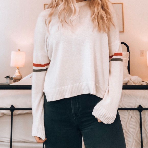 VARSITY STRIPE SWEATER - Picture 1 of 3